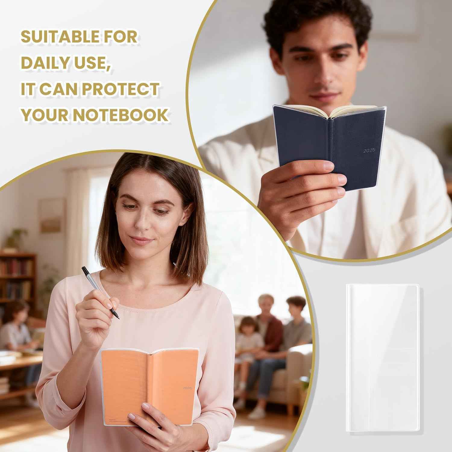 PVC Clear Cover for Hobonichi Weeks Planner 3-Pack