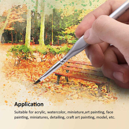 MEEDEN Detail Paintbrush Set 15 Pieces Miniature Paint Brush
