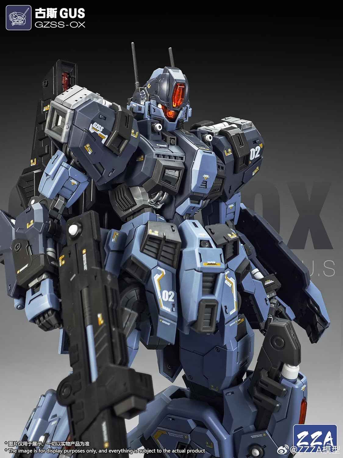 1/100 Scale Model Kits for Adults, ZZA GZSS-Gus, Mecha Model Kit Articulated Figures Assembled Mode