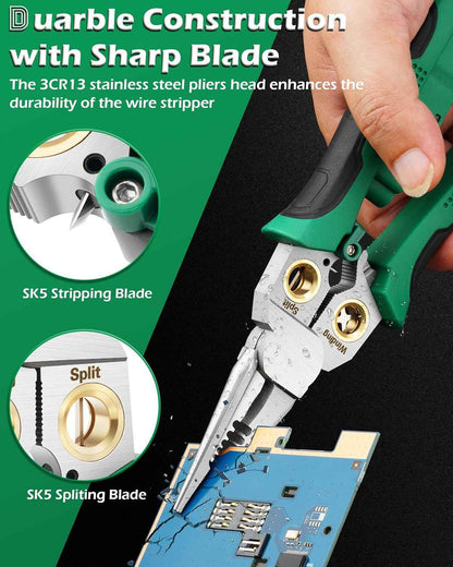 8 In 1 Wire Stripper with Voltage Tester