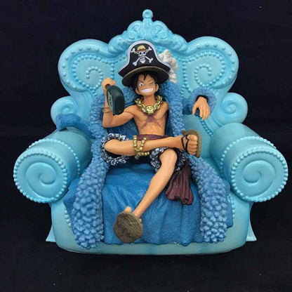One Piece Luffy Figuarts 20th Anniversary Festive Sofa Display Action Figure
