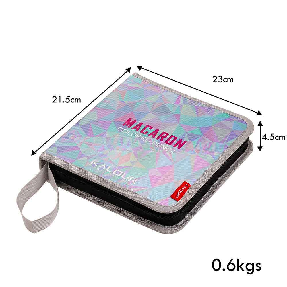 KALOUR 50 Macaron Pastel Colored Pencils Set with Carrrying Case - TTpen