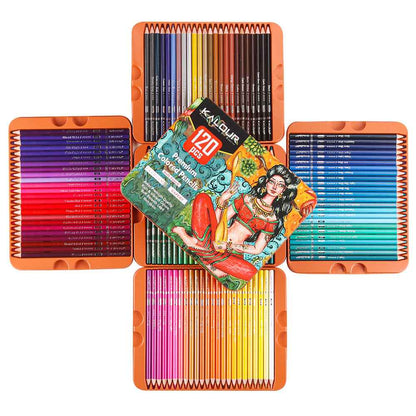 KALOUR 120 Professional Colored Drawing Pencils Set - TTpen