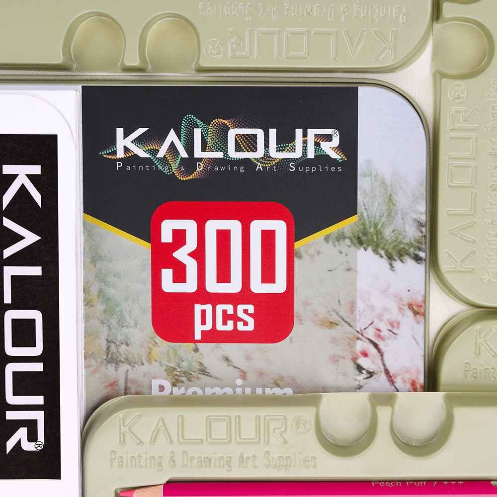KALOUR 300 Colors Professional Colored Pencils Set Tin Box - TTpen
