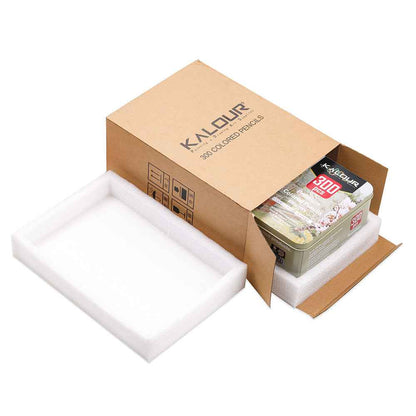 KALOUR 300 Colors Professional Colored Pencils Set Tin Box - TTpen