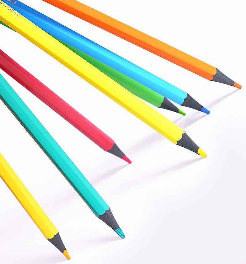 DELI 48 Colors Woodless Erasable Colored Pencils Set