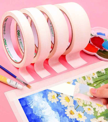 DELI Artist Masking Tape for Watercolor Paper 15/20/24/36mm 4 Sizes