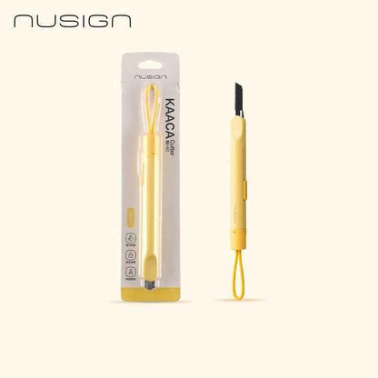 Deli Utility Knife Auto-Lock Box Cutter with Silicone Lanyard 4 Pack