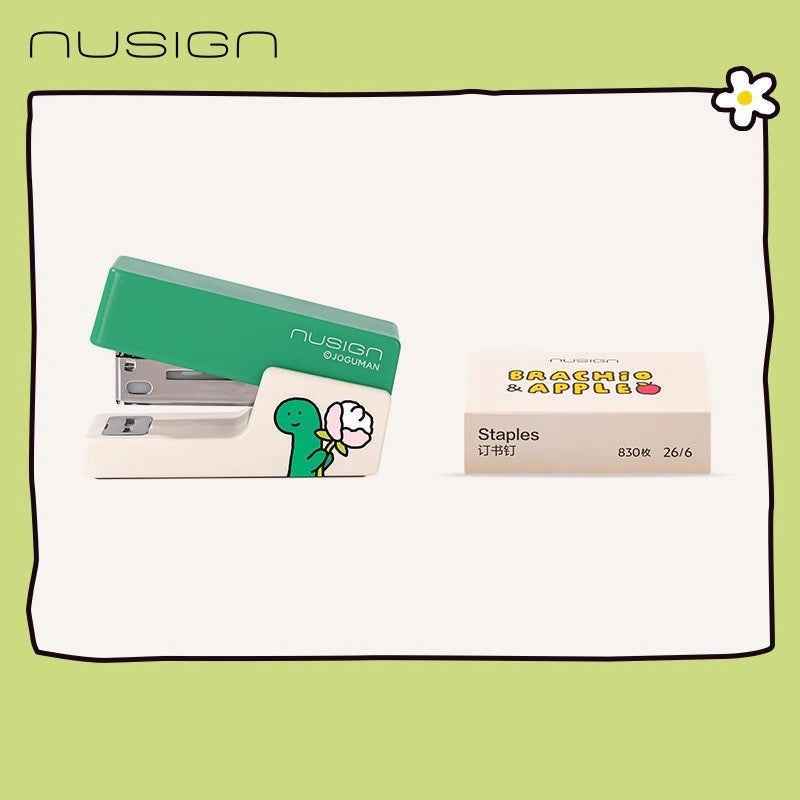 DELI NUSIGN joguman Mini Stapler with 830 Staples