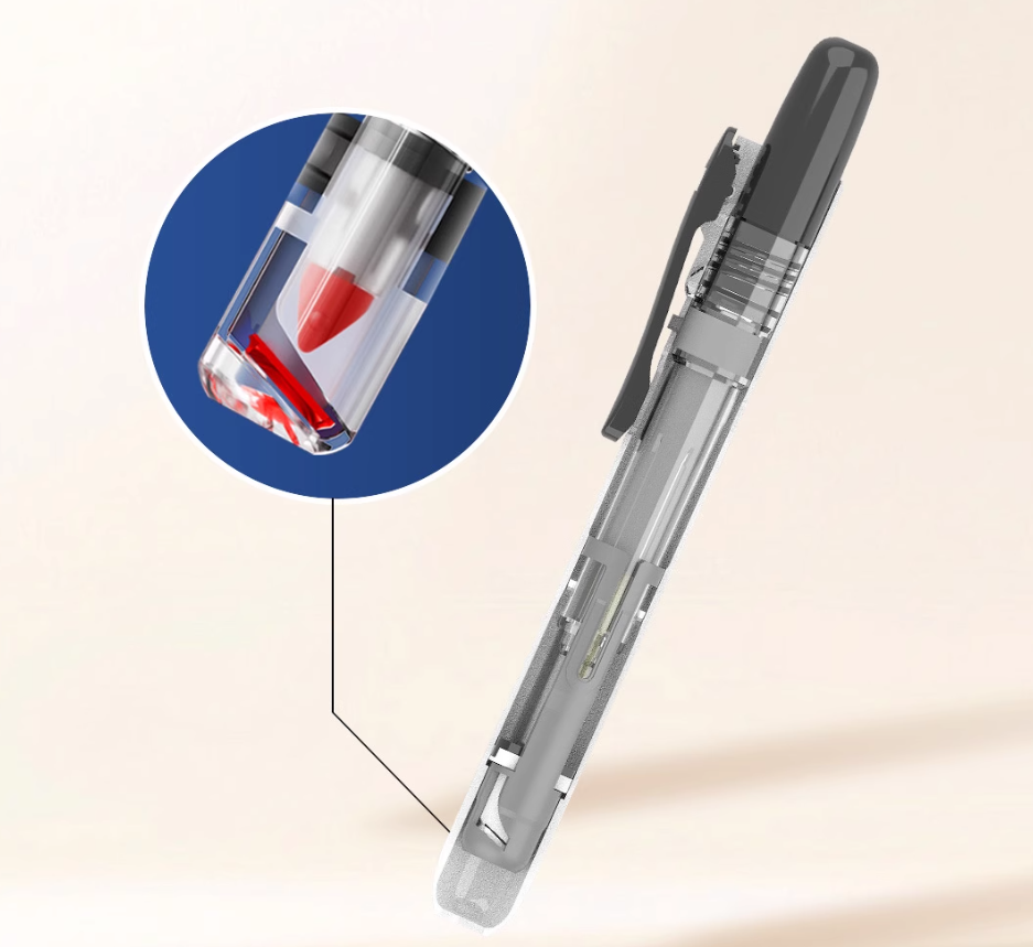 DIANSHI Retractable Highlighters 6 Assorted Colors with Refills