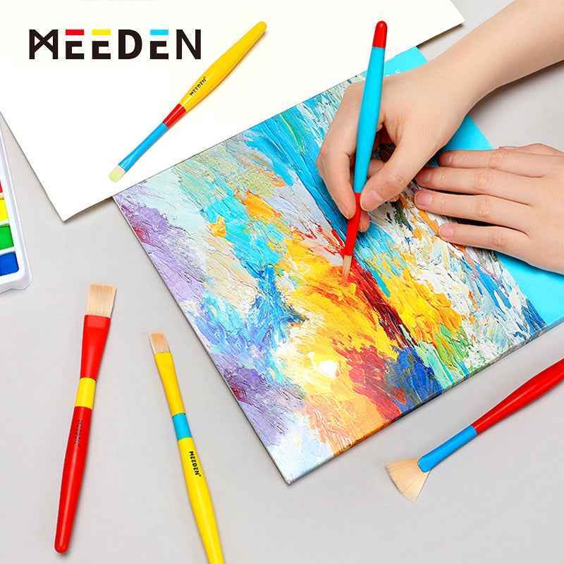 MEEDEN Paint Brushes for Kids 5 Pack