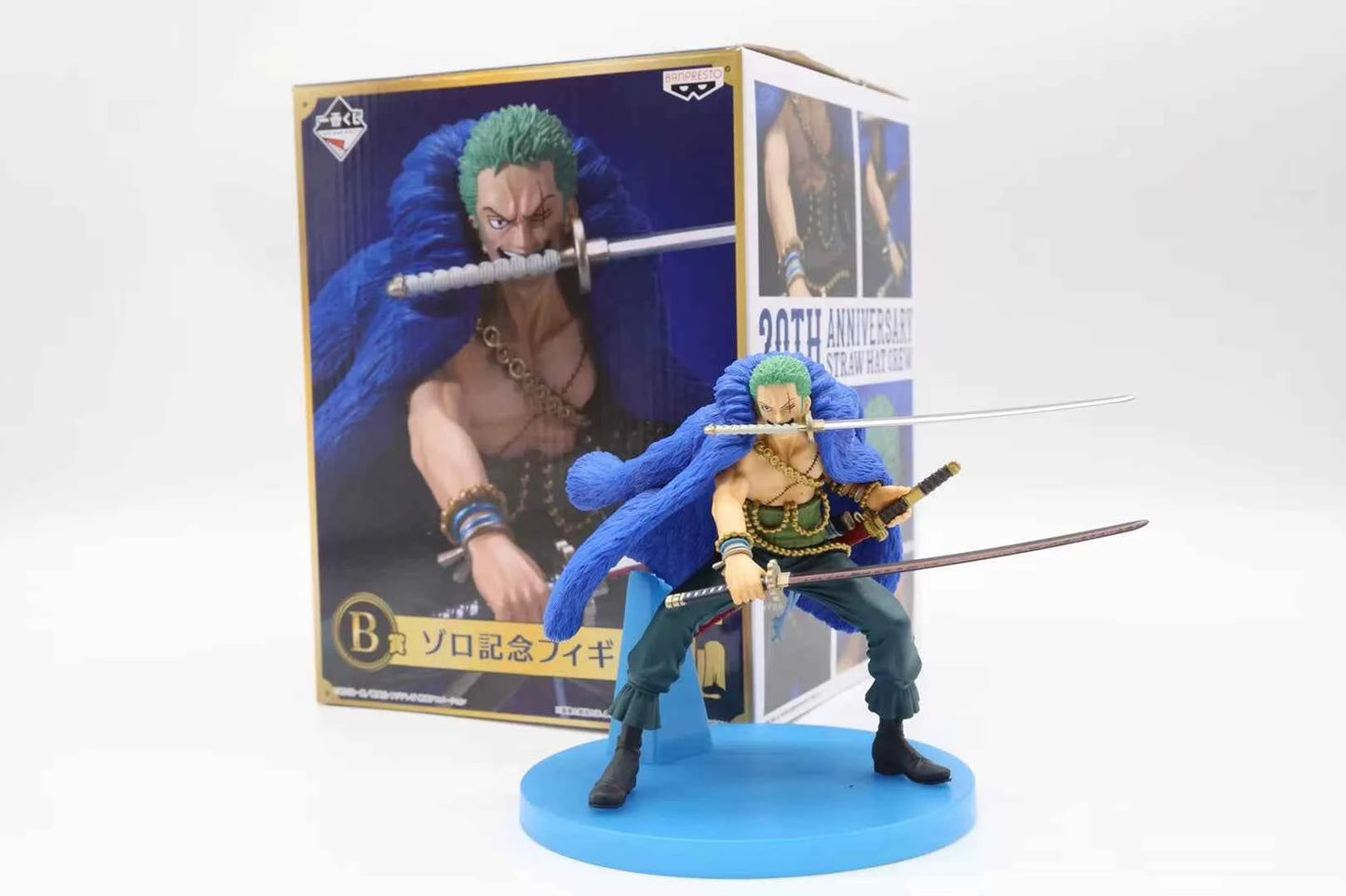 One Piece 20th Anniv. Luffy, Zoro, Nami, Chopper Figures