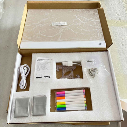 LED Light Up Drawing Tablet Board Rechargeable 13.8"X10"