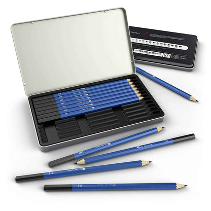 KALOUR 12 Pieces Professional Drawing Sketching Graphite Pencils Set - TTpen