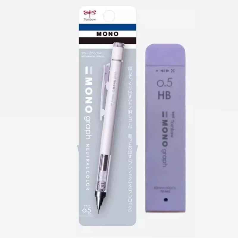 Tombow Mono Graph Mechanical Pencil Neutral Colors with Lead refills