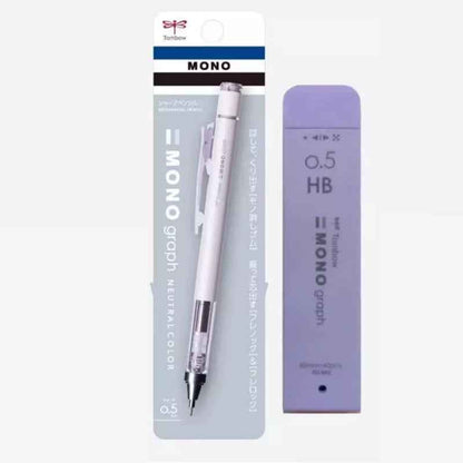 Tombow Mono Graph Mechanical Pencil Neutral Colors with Lead refills