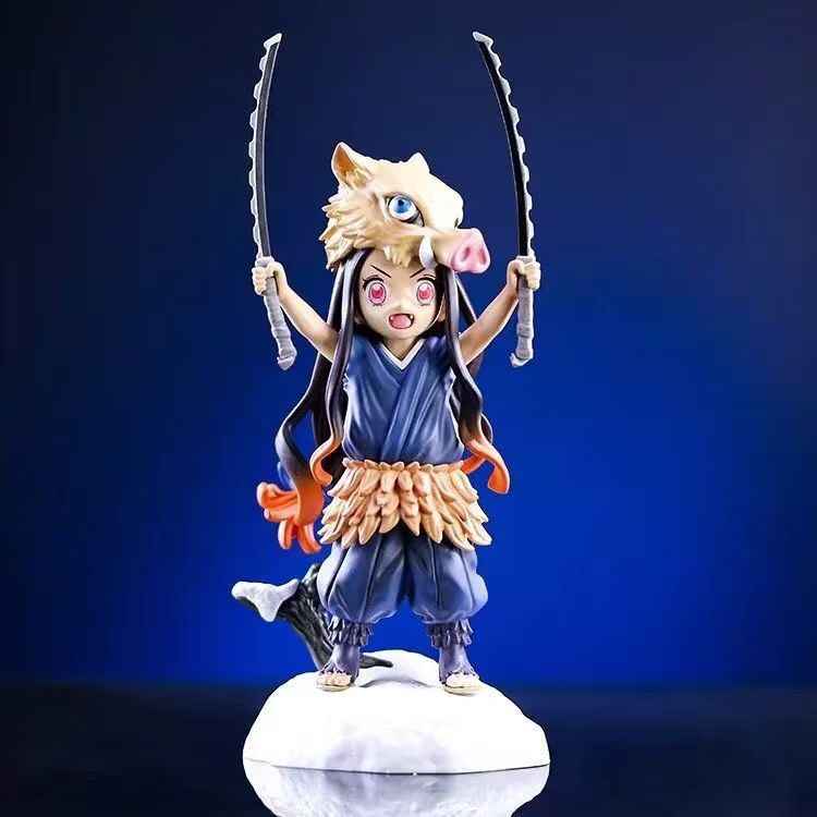 Demon Slayer Nezuko Inosuke Figure | Festive Premium Gift for Anime Fans