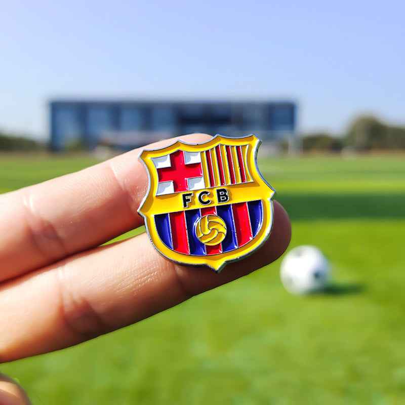 Festive Football Club Pins for La Liga, Premier League, and Champions League Fans